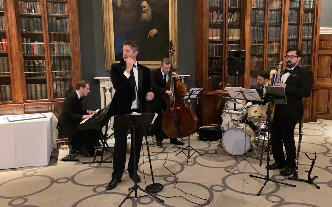 Frankly Jazz 5 piece band perform at Rudding park